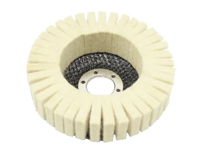 Klappenscheibe aus Wolle