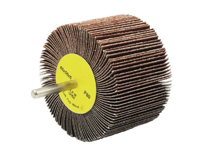 Schleiftuch-F&auml;cherrad mit Schaft