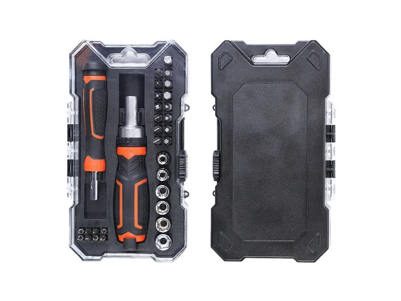 31-teiliges Ratschenschraubendreher- und Bit-Set