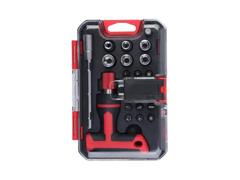 18-teiliges Ratschenschraubendreher- und Bit-Set