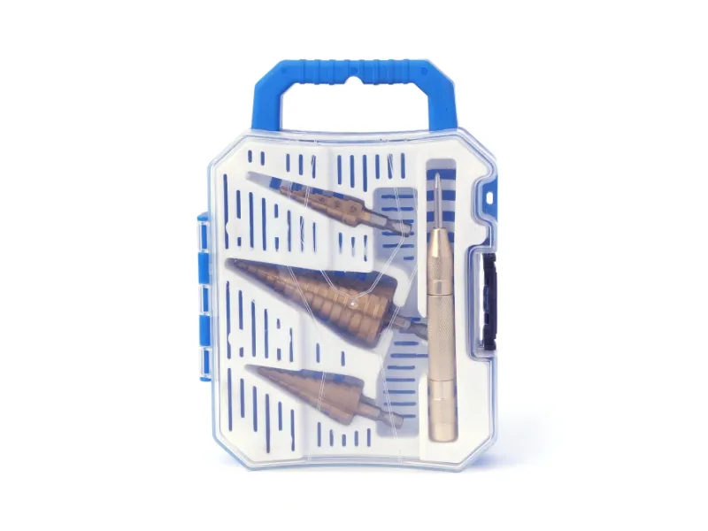 4-teiliges Stufenbohrer-Set