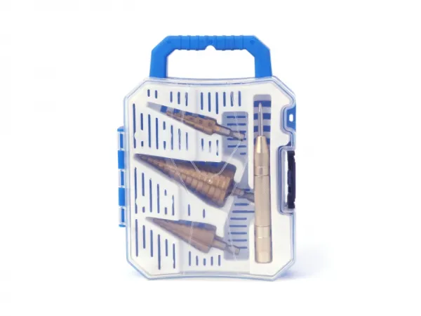 4-teiliges Stufenbohrer-Set
