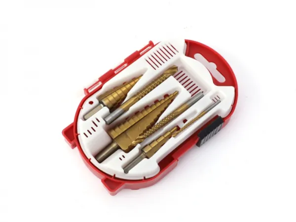 6-teiliges Stufenbohrer- und Sägezahnbohrer-Set