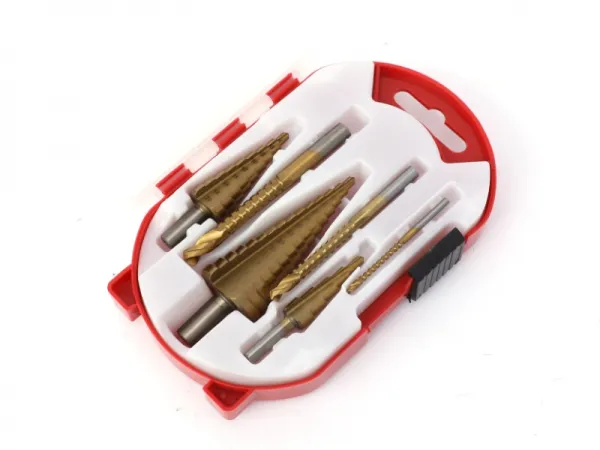 6-teiliges Stufenbohrer- und Sägezahnbohrer-Set