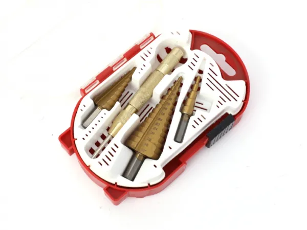 4-teiliges Stufenbohrer-Set