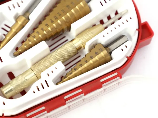 4-teiliges Stufenbohrer-Set