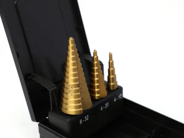 3-teiliges Stufenbohrer-Set