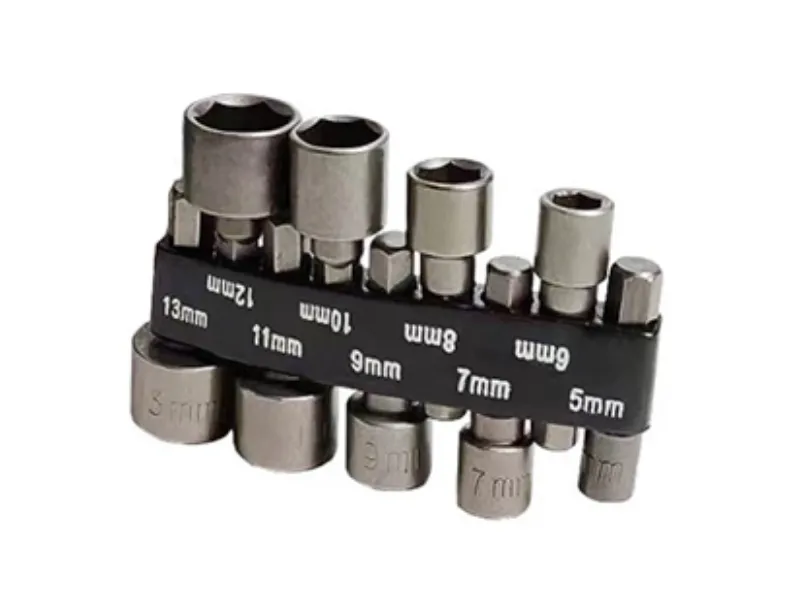 9-teiliges nichtmagnetisches Steckschlüsselset