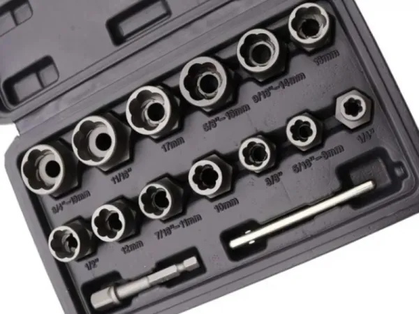 15-teiliges Muttern- und Schraubenausdreher-Set