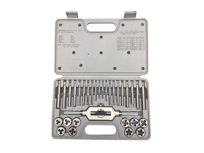 31-teiliges metrisches Gewindebohrer- und Schneideisen-Set