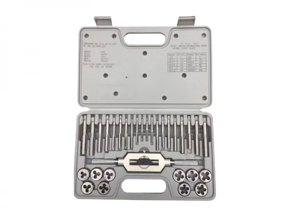 31-teiliges metrisches Gewindebohrer- und Schneideisen-Set