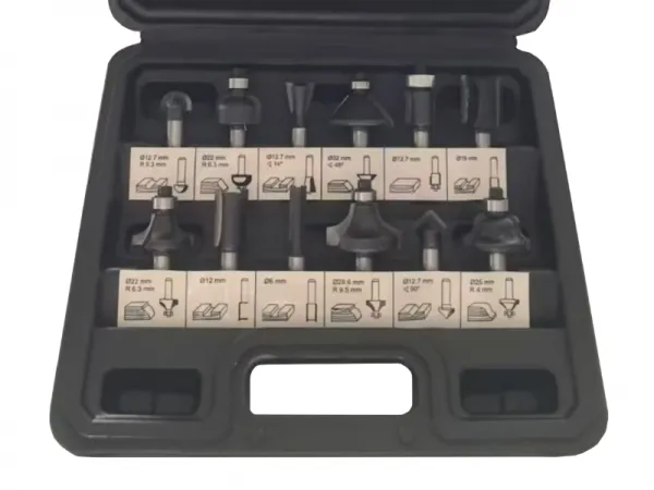 12-teiliges Fräser-Bit-Set