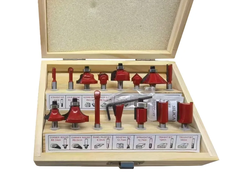 15-teiliges Fräser-Bit-Set