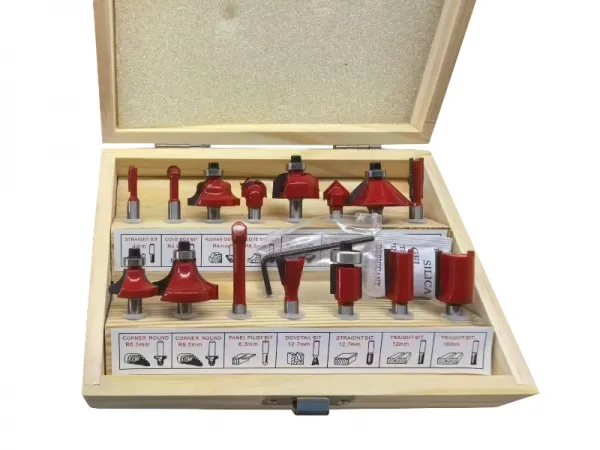 15-teiliges Fräser-Bit-Set