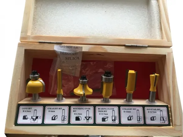 6-teiliges Fräser-Bit-Set