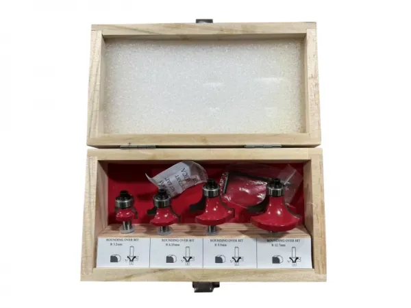 4-teiliges Fräser-Bit-Set