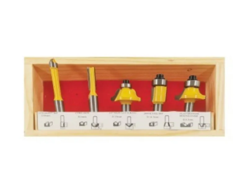 5-teiliges Starter-Fr&auml;ser-Bit-Set