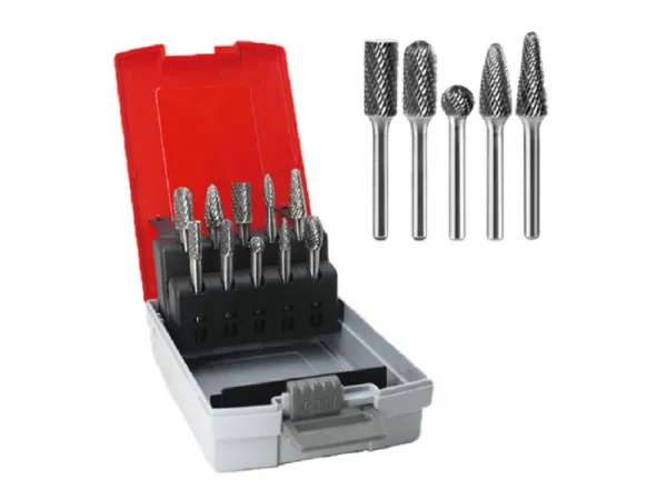 10-teiliges Hartmetallfräser-Set