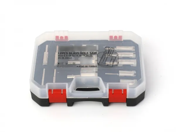 12-teiliges Wandlochsägen-Set