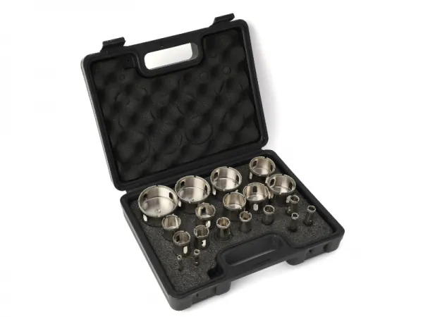 19-teiliges Wandlochsägen-Set